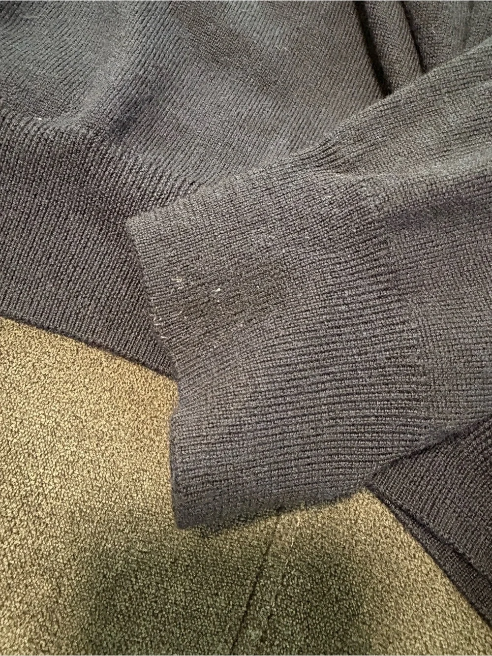 Vintage Joseph Abboud Navy Merino Wool Turtleneck Sweater